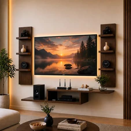 Meuble TV Mural 3 en 1+توصيل مجاني